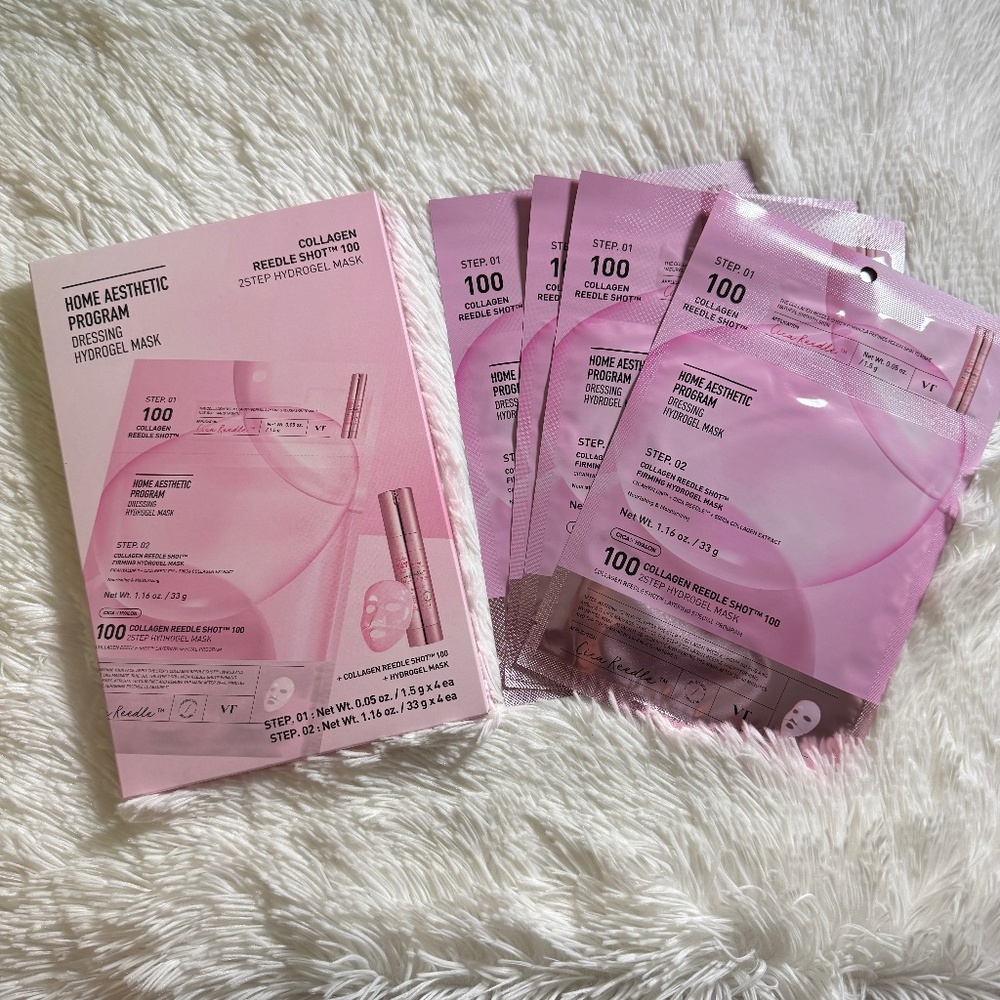 VT Collagen Reedle Shot 100 2Step Hydrogel 4 Mask Set